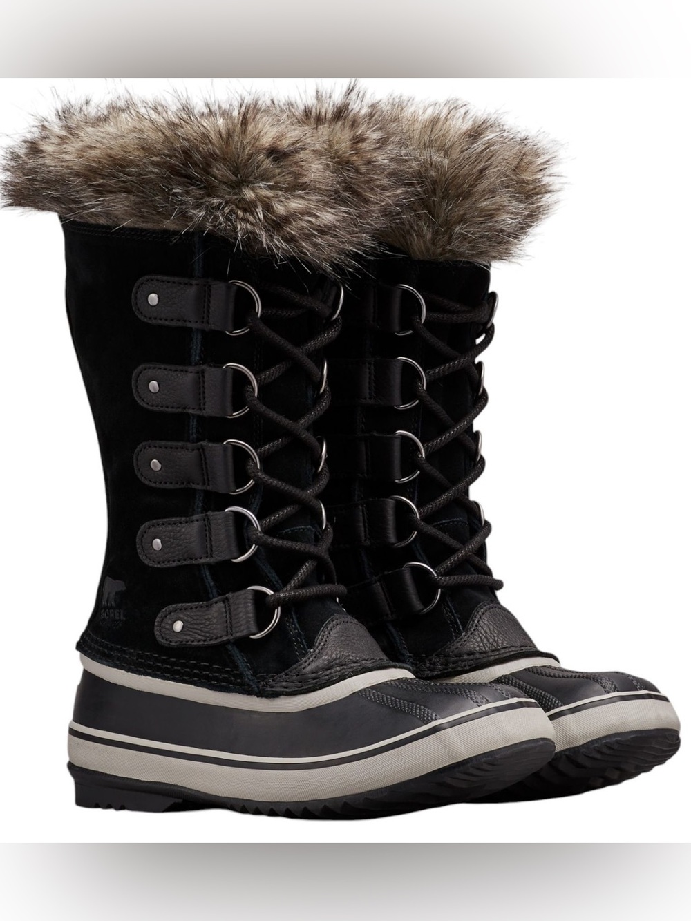 SOREL Women's Joan of Arctic Waterproof Winter Boots. Black. Size 11. Excellent
